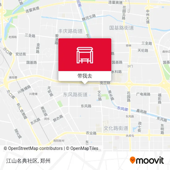 江山名典社区地图