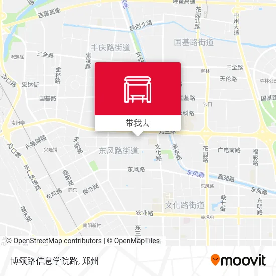 博颂路信息学院路地图