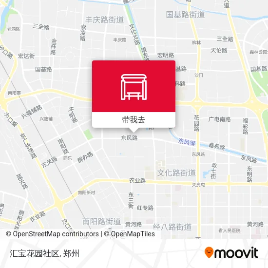 汇宝花园社区地图