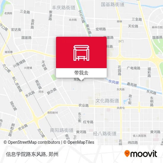 信息学院路东风路地图