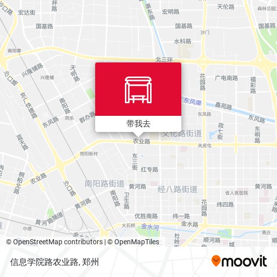 信息学院路农业路地图