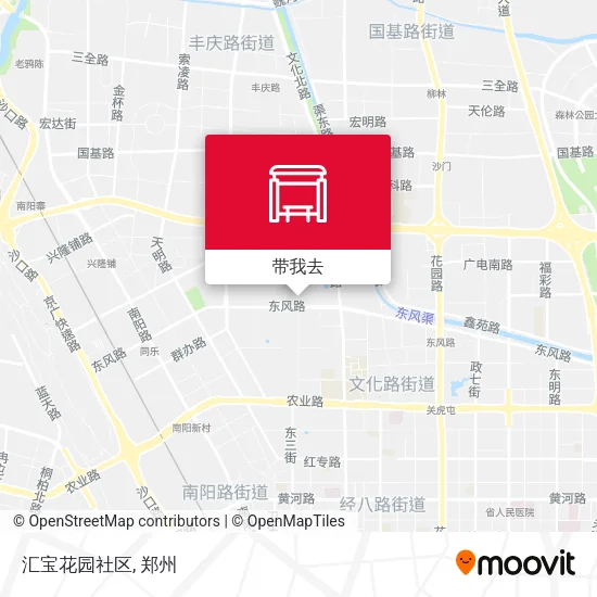汇宝花园社区地图