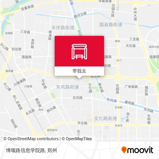 博颂路信息学院路地图