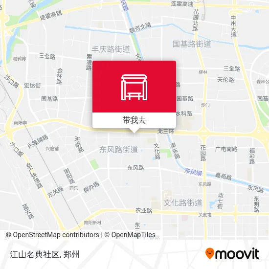 江山名典社区地图