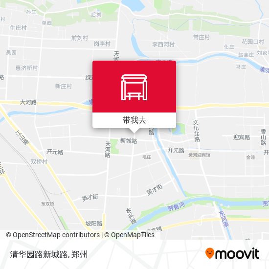 清华园路新城路地图