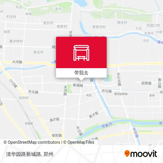 清华园路新城路地图