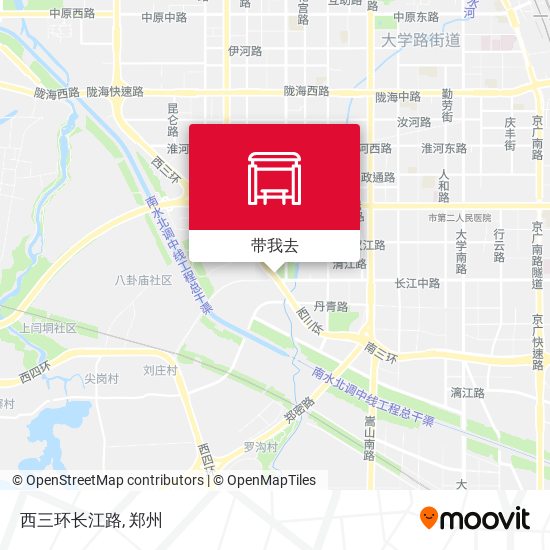 西三环长江路地图