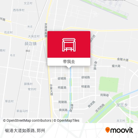 银港大道如荼路地图