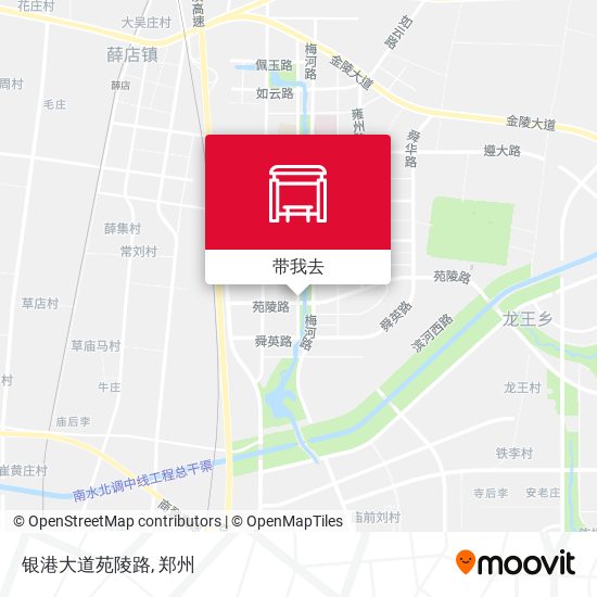 银港大道苑陵路地图