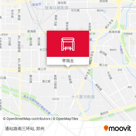 通站路南三环站地图