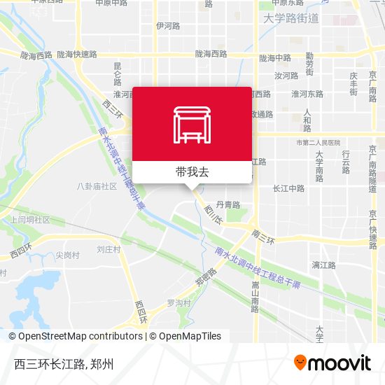 西三环长江路地图