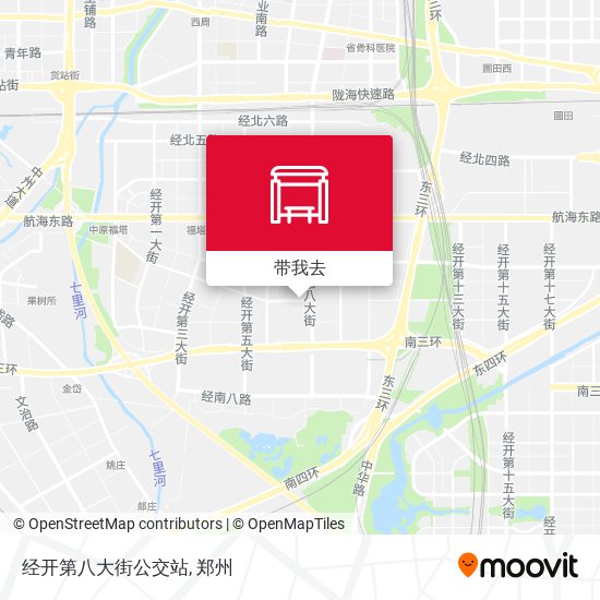 经开第八大街公交站地图