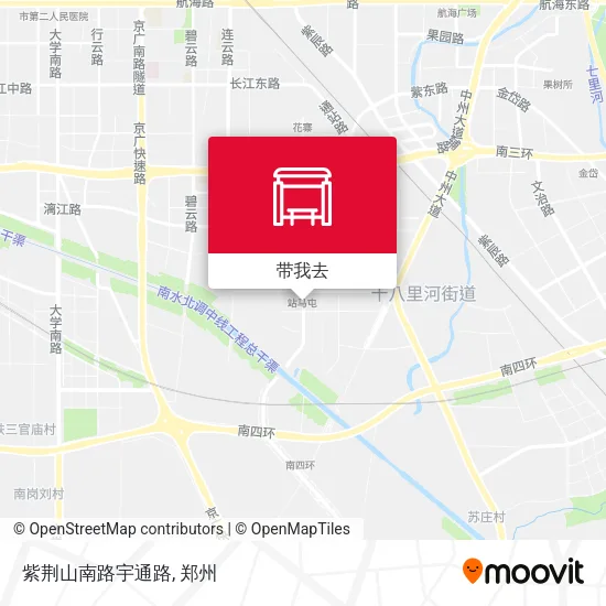 紫荆山南路宇通路地图