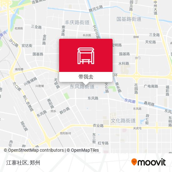 江寨社区地图