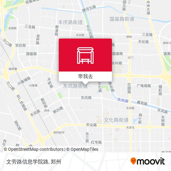 文劳路信息学院路地图