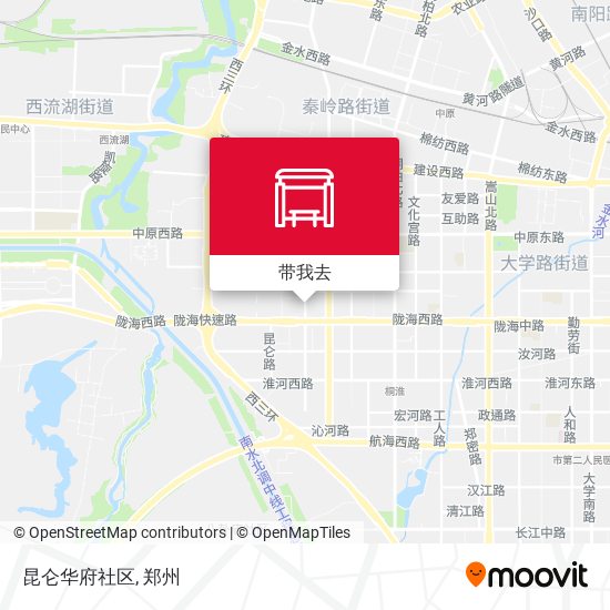 昆仑华府社区地图