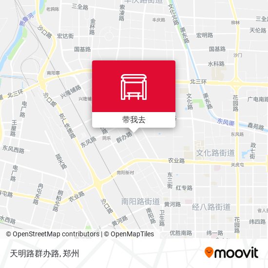 天明路群办路地图