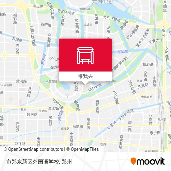 市郑东新区外国语学校地图