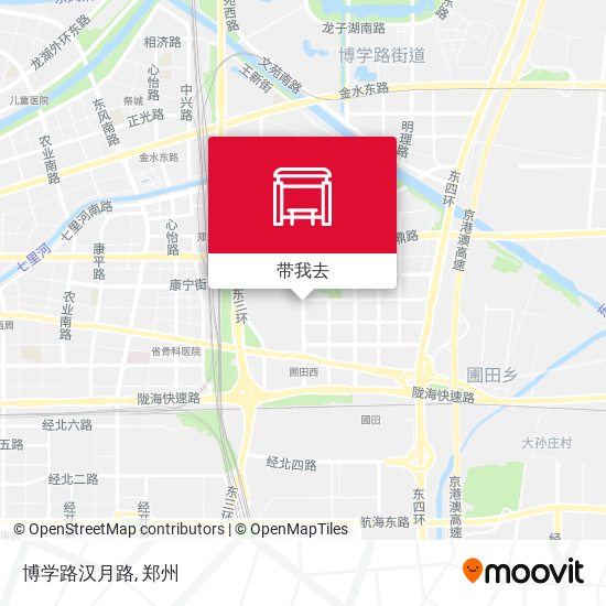 博学路汉月路地图