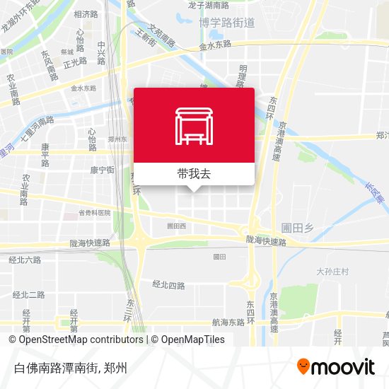 白佛南路潭南街地图