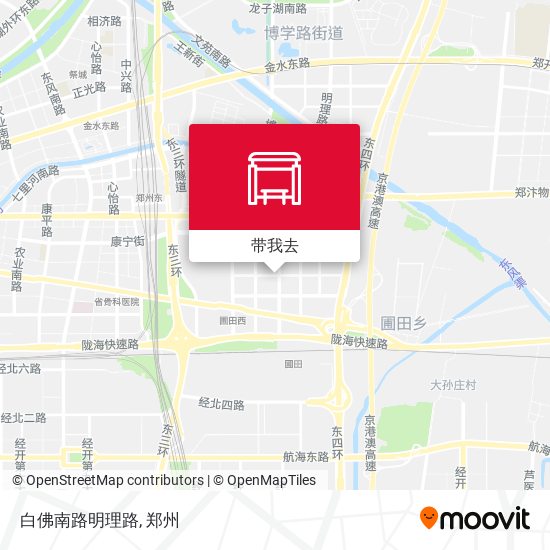 白佛南路明理路地图
