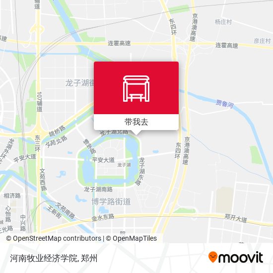 河南牧业经济学院地图