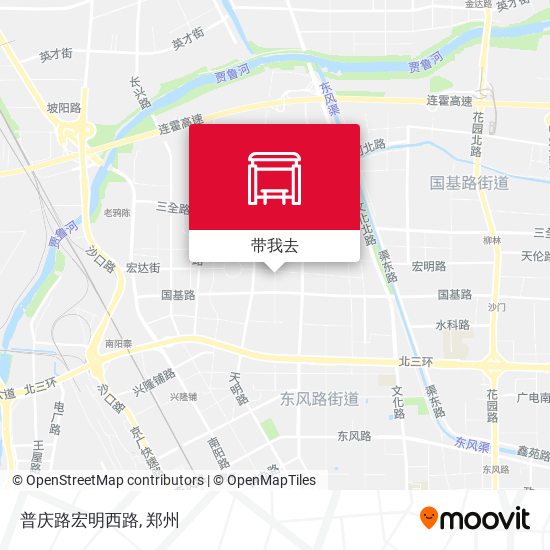 普庆路宏明西路地图