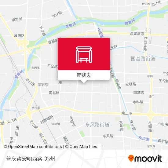 普庆路宏明西路地图
