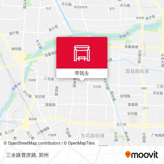 三全路普庆路地图