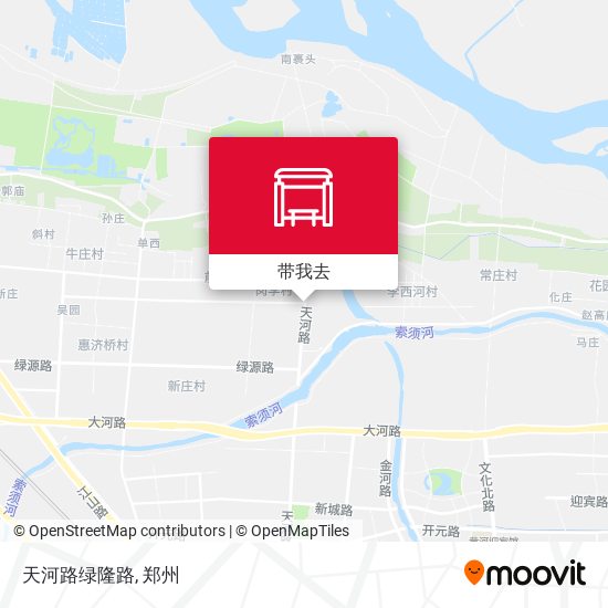 天河路绿隆路地图