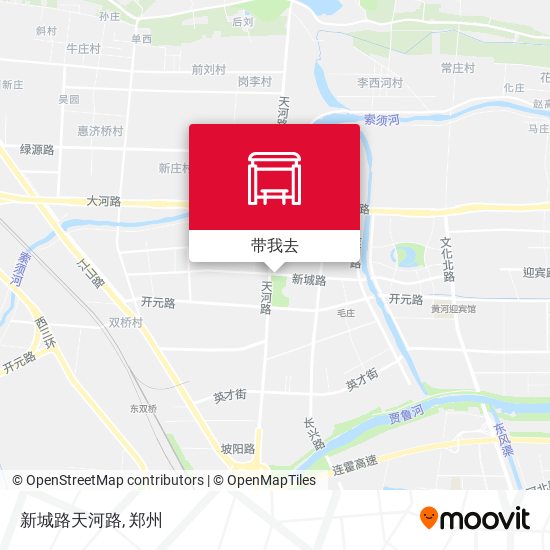 新城路天河路地图