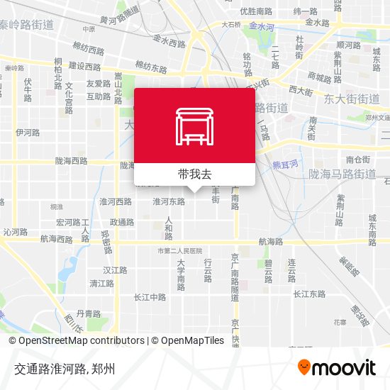 交通路淮河路地图