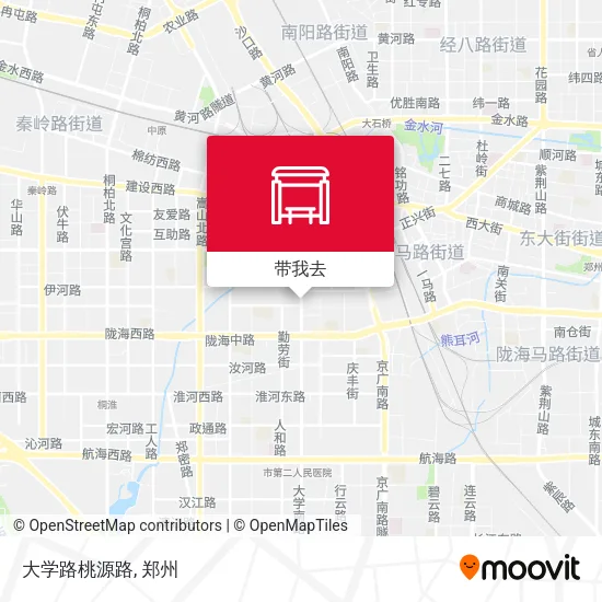 大学路桃源路地图