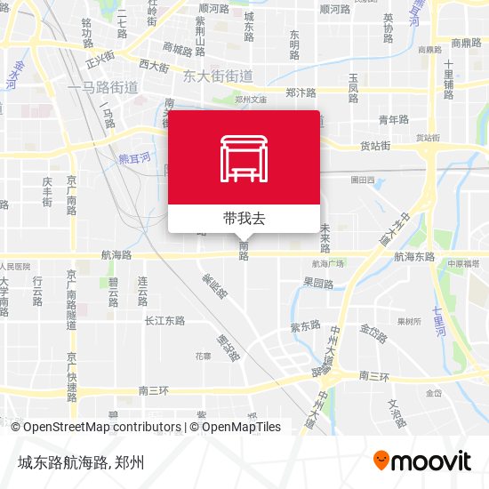 城东路航海路地图