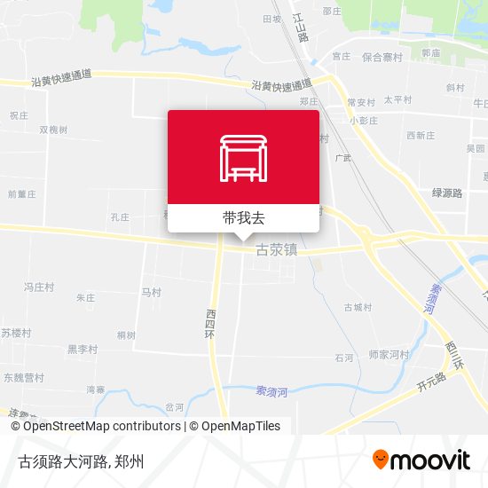 古须路大河路地图