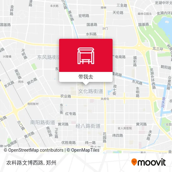 农科路文博西路地图