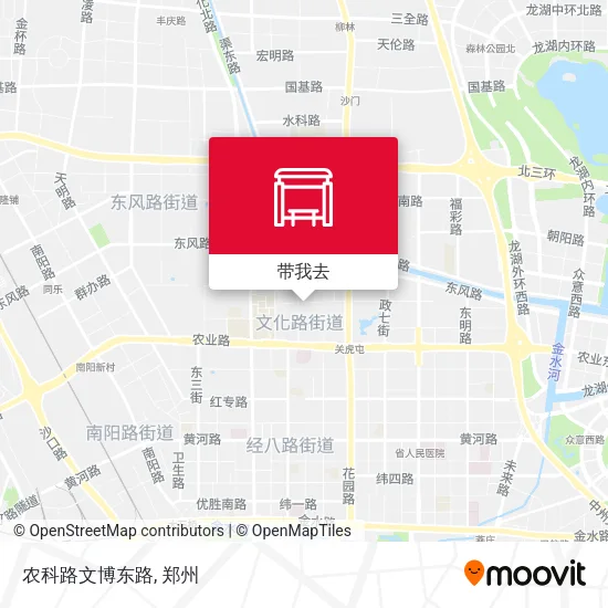 农科路文博东路地图