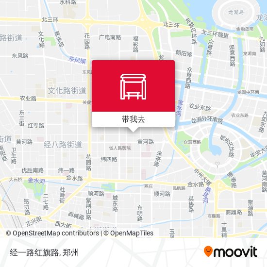经一路红旗路地图