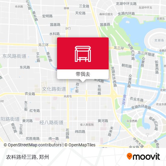 农科路经三路地图