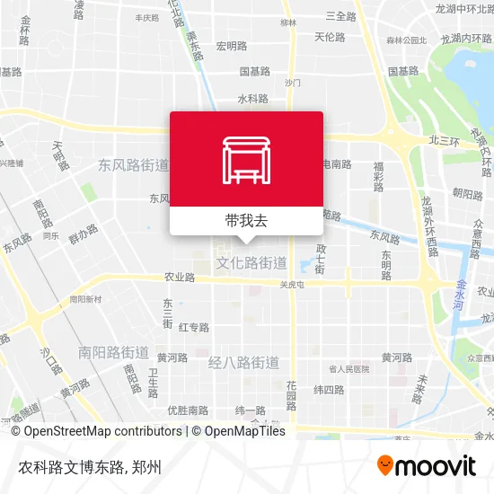 农科路文博东路地图