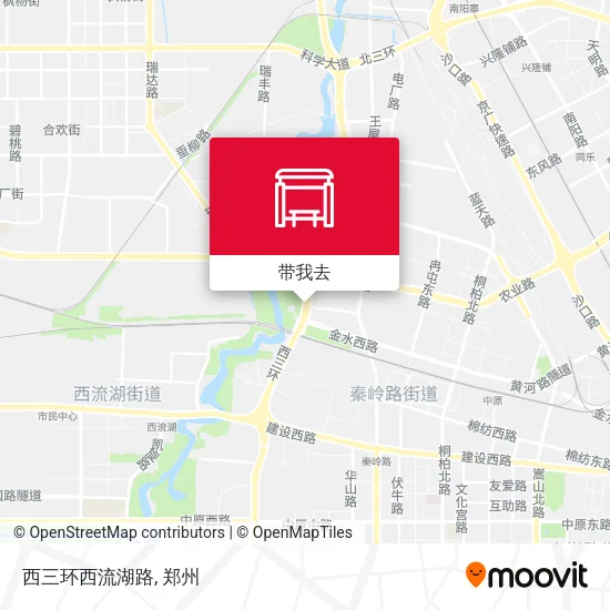 西三环西流湖路地图