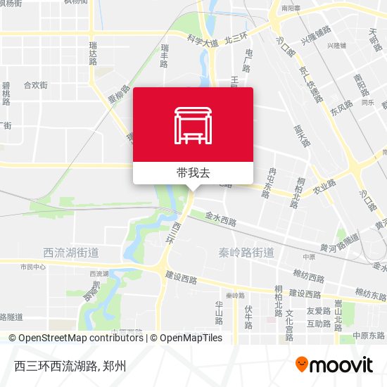 西三环西流湖路地图