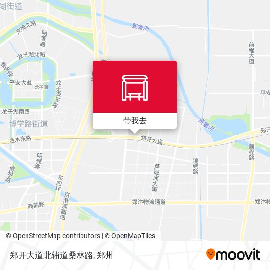 郑开大道北辅道桑林路地图