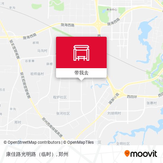康佳路光明路（临时）地图