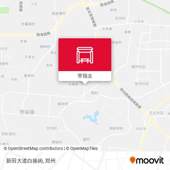 新田大道白操岗地图