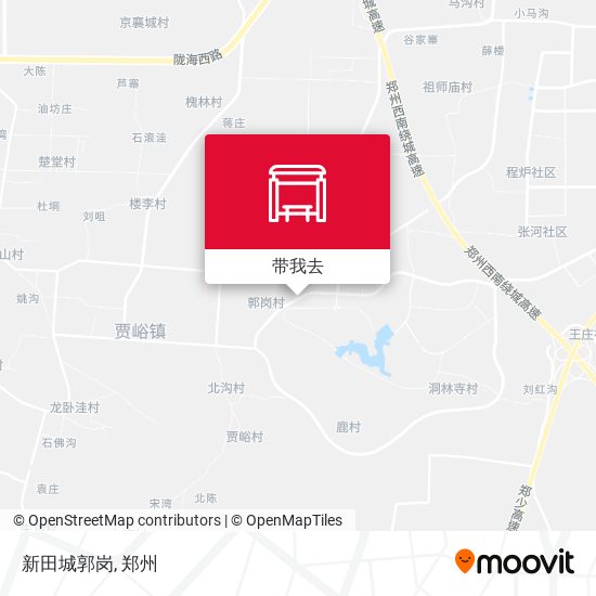 新田城郭岗地图