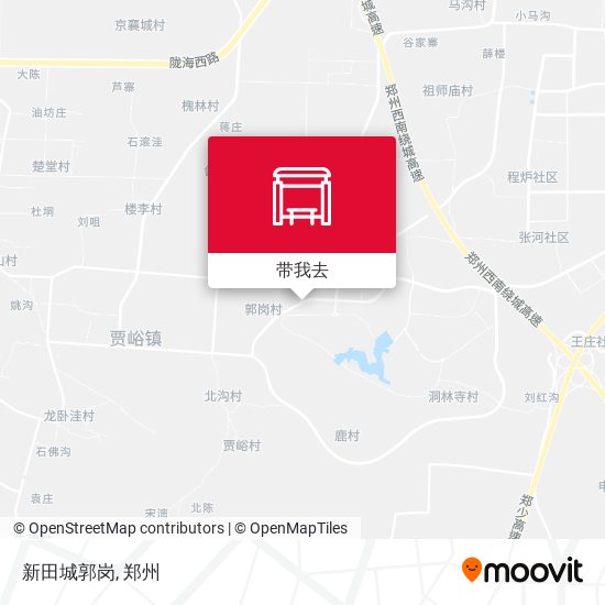 新田城郭岗地图