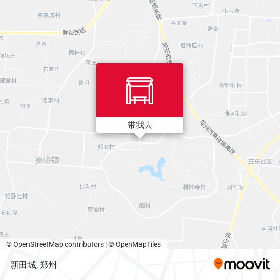 新田城地图