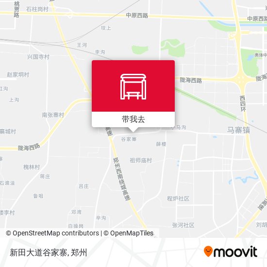 新田大道谷家寨地图