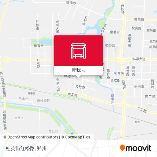 杜英街红松路地图